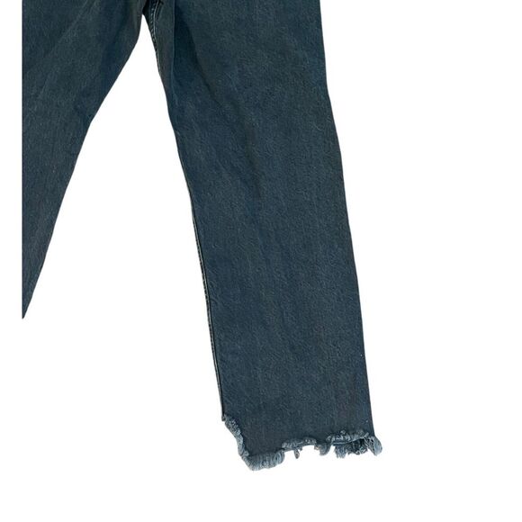 We The Free Distressed Black Denim Jeans US 31Festival Grunge 100% Cotton - Picture 7 of 12